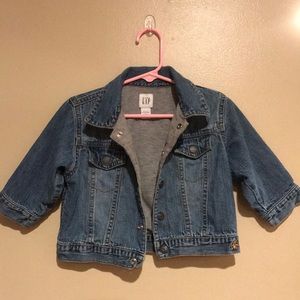 6-12 months Lightly used Baby Gap Denim Jacket